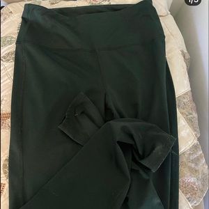 Olive green leggings